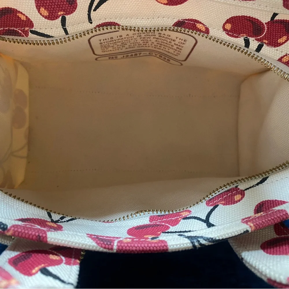 Coach Cargo Tote Bag 26 with Cherry Print - Picture 5 of 6